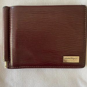 Salvatore Ferragamo Wallet with Money Clip Brown